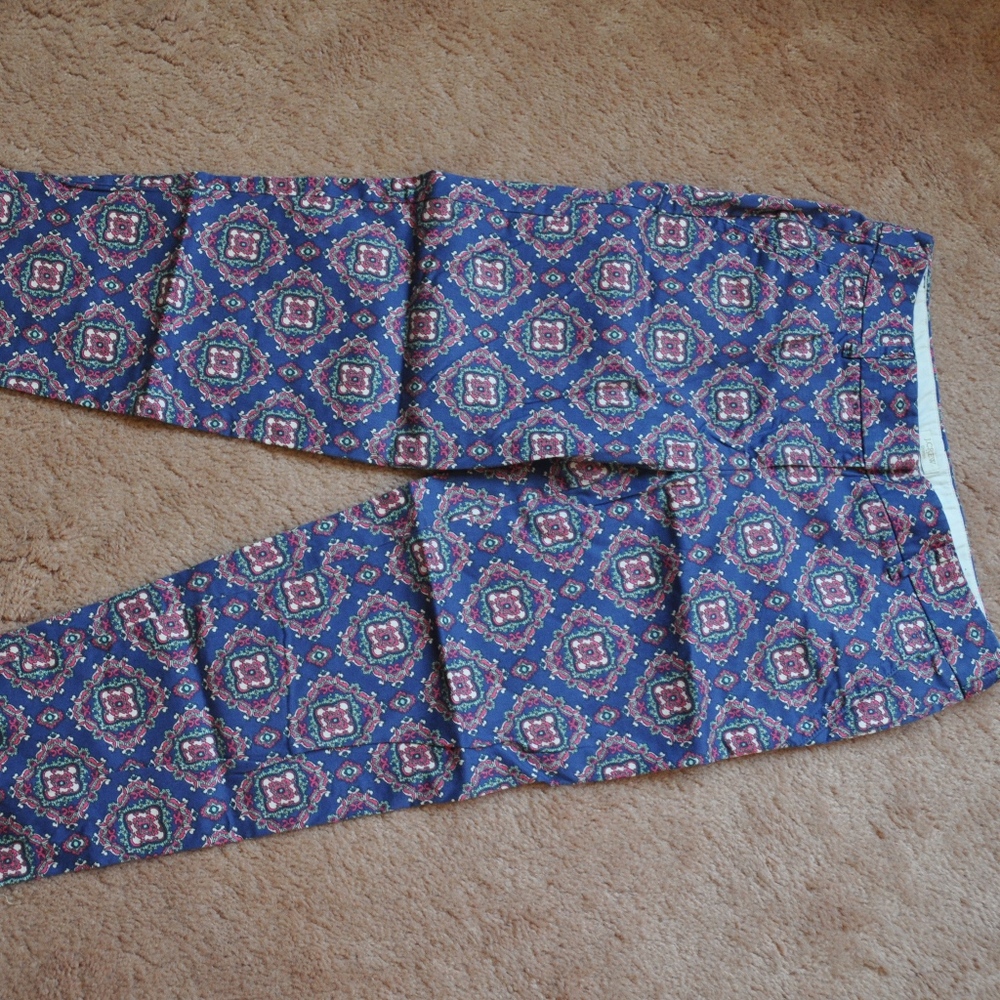 J.Crew Printed Pencil Pant